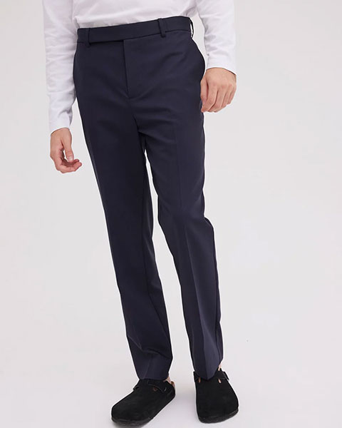 Jac + Jack Claye Merino Wool Pant - Darkest Navy