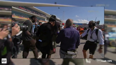 Martin Brundle Pushed By Megan Thee Stallion’s Bodyguard During Us Grand Prix Grid Walk