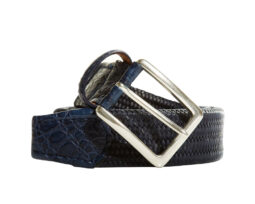 Stitch Braided Gator Belt